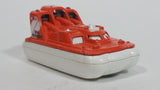 2013 Matchbox Heroic Rescue Amphi Flyer Orange White Die Cast Toy Watercraft Boat Vehicle