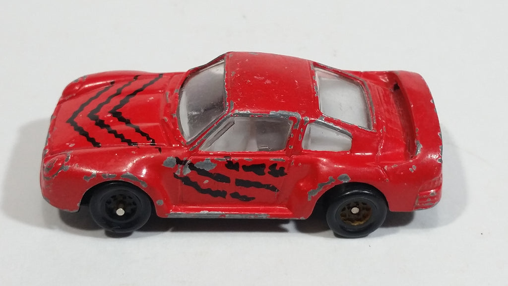 1996 Subway Restaurants Porsche Red Promotional Die Cast Toy Car Vehic ...