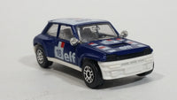 Vintage 1984 Corgi Renault 5 Turbo Elf Blue and White Die Cast Toy Car Vehicle