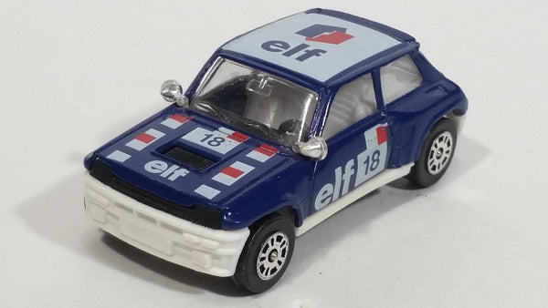 Vintage 1984 Corgi Renault 5 Turbo Elf Blue and White Die Cast Toy Car ...