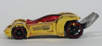 2010 Hot Wheels Tooligan Gold Chrome Red Die Cast Toy Tool Wrench Car Vehicle