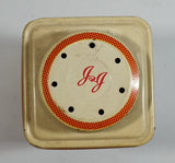 Vintage Johnson's Baby Powder Active Ingredient Talc 9 Ozs. Tin Container Johnson & Johnson Empty