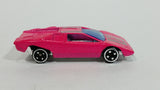 Unknown Brand Luxury Exotic Hot Pink #7 Sports Car #675 Die Cast Toy Vehicle - Treasure Valley Antiques & Collectibles