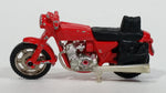 Vintage Majorette Motorcycle Motorbike Red Die Cast Toy Car Vehicle Made in France - Treasure Valley Antiques & Collectibles