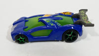 2012 Hot Wheels Impavido 1 Blue 6/8 Die Cast Toy Car Vehicle McDonald's Happy Meal