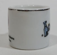 NHL Stanley Cup Crazy Mini Mug Edmonton Oilers 1988 Champs W/ Opponent & Score - Treasure Valley Antiques & Collectibles
