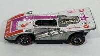 Vintage 1976 Hot Wheels Super Chromes Steam Roller Chrome Red Lines Die Cast Toy Race Car Vehicle - Treasure Valley Antiques & Collectibles