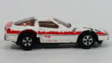 Vintage 1983 Ertl A-TEAM Chevrolet Corvette Die Cast Toy Car White Red Face RARE