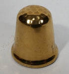 Vintage Gold Tone Porcelain Thimble Made in Japan