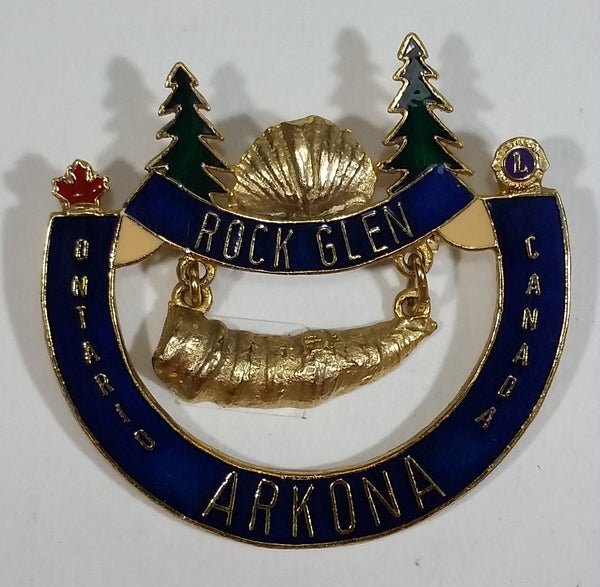 Vintage Rock Glen Arkona, Ontario Lions Club Pin