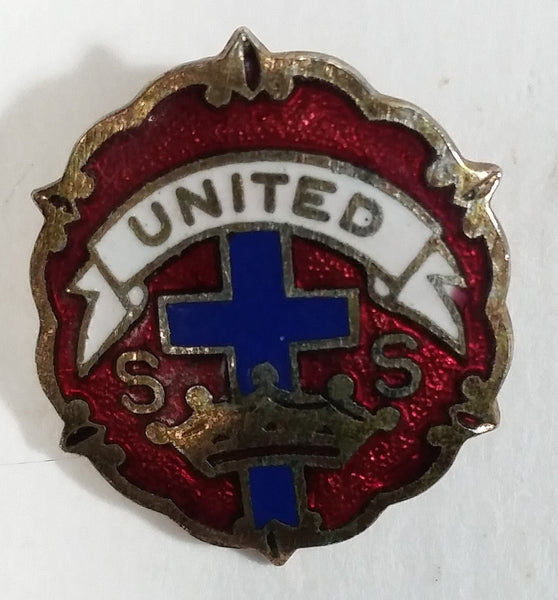 Vintage Enamel United Church Sunday School Pin