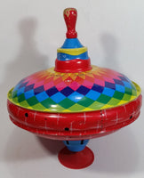 Vintage Automatic LBZ Rainbow Choral Top Spinning Metal Top