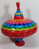 Vintage Automatic LBZ Rainbow Choral Top Spinning Metal Top