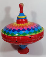 Vintage Automatic LBZ Rainbow Choral Top Spinning Metal Top