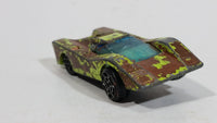 Vintage 1970s TinToys W.T. 238A "Red Shadow" Lime Green Die Cast Toy Sports Car Vehicle - Hong Kong