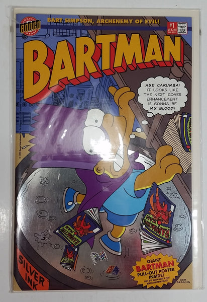 1994 Bongo Comics Group Bartman The Simpsons #1 Comic Book Near Mint