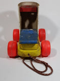 Vintage 1960s Playskool The Old Woman Who Lived In A Shoe Wooden Pull Toy