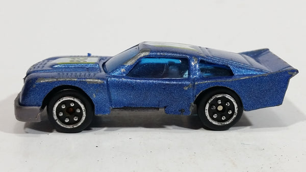 Unknown Brand Possibly Summer Marz Karz 9901-A Metalflake Blue #28 Die Cast Toy Race Car Vehicle - Treasure Valley Antiques & Collectibles