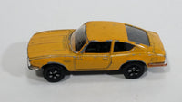 Rare HTF Vintage PlayArt Fiat Dino Mustard Yellow Die Cast Toy Car Vehicle Made in Hong Kong - Treasure Valley Antiques & Collectibles