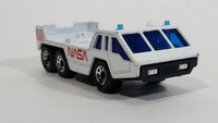 1985 Matchbox Nasa Rocket Shuttle Transporter Vehicle White Die Cast Toy Car Vehicle