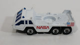 1985 Matchbox Nasa Rocket Shuttle Transporter Vehicle White Die Cast Toy Car Vehicle - Treasure Valley Antiques & Collectibles