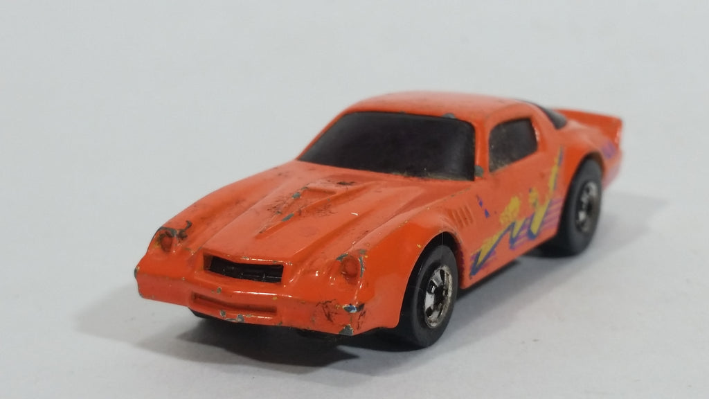 1991 Hot Wheels Chevrolet Camaro Z28 Orange Die Cast Toy Muscle Car Ve ...