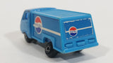 Vintage Yatming Style Pepsi-Cola Soda Pop Beverages Blue Delivery Truck Die Cast Toy Car Vehicle Made in Hong Kong