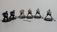 2015 Import Dragons NHL Hockey Players 2 1/2" Figurines Mixed lot of 6 Players Plus Extra Stick