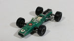 Vintage 1960s-1970s Majorette Formula 1 No. 228 Green Die Cast Toy Race Car Vehicle