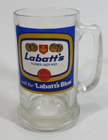 Rare Labatt's Blue Pilsner Lager Beer Excellence Clear Glass Mug Stein Collectible