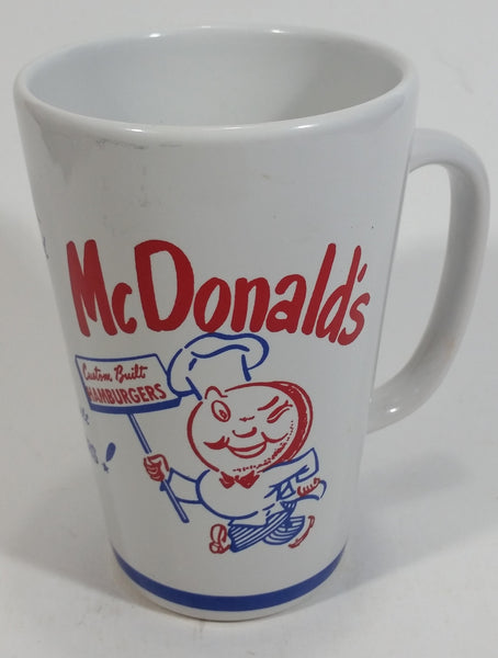 Rare Vintage McDonald's Custom Built Hamburgers 15 Million White Ceramic Coffee Mug Collectible