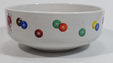 2004 M & M's Characters Chocolate Candies Sweets Ceramic White Snack Bowl Collectible - Treasure Valley Antiques & Collectibles