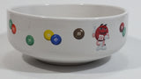 2004 M & M's Characters Chocolate Candies Sweets Ceramic White Snack Bowl Collectible