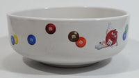 2004 M & M's Characters Chocolate Candies Sweets Ceramic White Snack Bowl Collectible - Treasure Valley Antiques & Collectibles