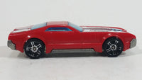 2008 Hot Wheels Track Stars CCM Country Club Muscle Red Plastic Body Die Cast Toy Muscle Car Vehicle - Treasure Valley Antiques & Collectibles