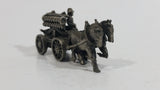 Vintage Highly Detailed Horse Drawn Fire Truck Metal Ornamental Decoration - Treasure Valley Antiques & Collectibles