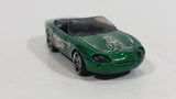 2003 Hot Wheels B-Day Jaguar XK-8 Convertible Metallic Green Die Cast Toy Car Vehicle