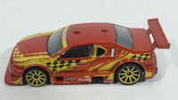 2008 Hot Wheels Amazoom Orange Yellow Die Cast Toy Car Vehicle - Treasure Valley Antiques & Collectibles