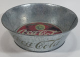 Coca-Cola Coke Soda Pop Beverage At Fountains 5¢ In Bottles Galvanized Metal Dish - Treasure Valley Antiques & Collectibles