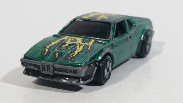 1985 Hot Wheels Ultra Hots Wind Splitter Dark Metallic Green Die Cast Toy Car Vehicle