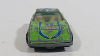 Vintage Yatming Mazda RX-7 "Ricky" Green No. 69 Die Cast Toy Car Vehicle with Opening Doors