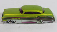 2010 Hot Wheels Cool 'N Custom So Fine Lime Green Die Cast Toy Car Vehicle