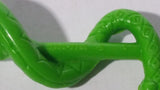 Vintage 1985 Mattel MOTU Masters of The Universe King Hiss Green Snake Staff Plastic Toy He-Man