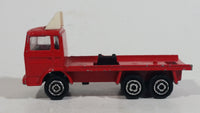 Vintage Majorette Renault Semi Delivery Truck Red 1/100 Die Cast Toy Car Vehicle Made in France - Treasure Valley Antiques & Collectibles