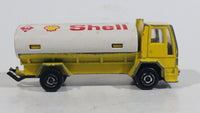 Vintage Majorette Ford Shell Gas Stations Oil Fuel Tanker Truck Yellow Die Cast Toy Car Vehicle Petrol Collectible No. 241 - 245 - Treasure Valley Antiques & Collectibles