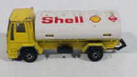 Vintage Majorette Ford Shell Gas Stations Oil Fuel Tanker Truck Yellow Die Cast Toy Car Vehicle Petrol Collectible No. 241 - 245 - Treasure Valley Antiques & Collectibles