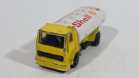 Vintage Majorette Ford Shell Gas Stations Oil Fuel Tanker Truck Yellow Die Cast Toy Car Vehicle Petrol Collectible No. 241 - 245 - Treasure Valley Antiques & Collectibles