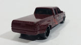 2008 Hot Wheels Customizers Corner Shop Customized C3500 Dark Red Die Cast Toy Car Vehicle - Treasure Valley Antiques & Collectibles