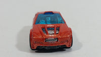 2010 Hot Wheels Asphalt Assault Orange Die Cast Toy Car Vehicle - Treasure Valley Antiques & Collectibles