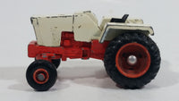 Vintage Ertl Case Agri King Farm Tractor White and Red Die Cast Toy Farming Machine Equipment Vehicle